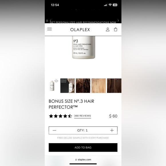 NWT Sealed BONUS SIZE (250 mL) Olaplex No3 and No4 shampoo used once - Picture 2 of 4